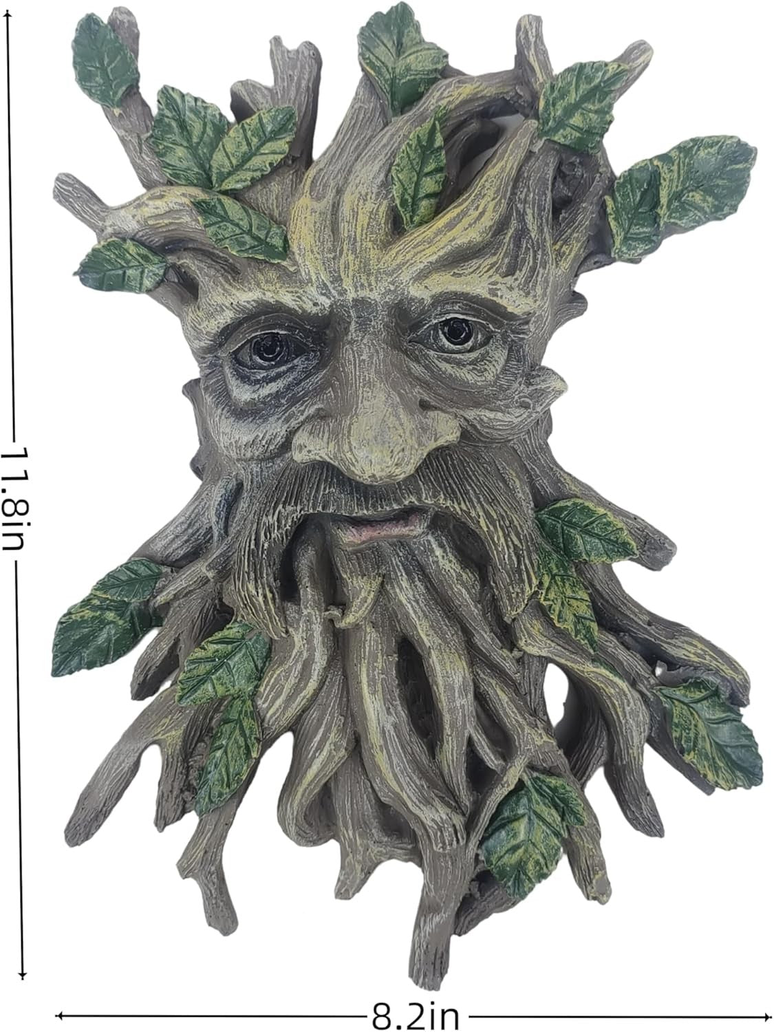 Tree Face Garden Wall Decor Resin Forest Spirit 30cm
