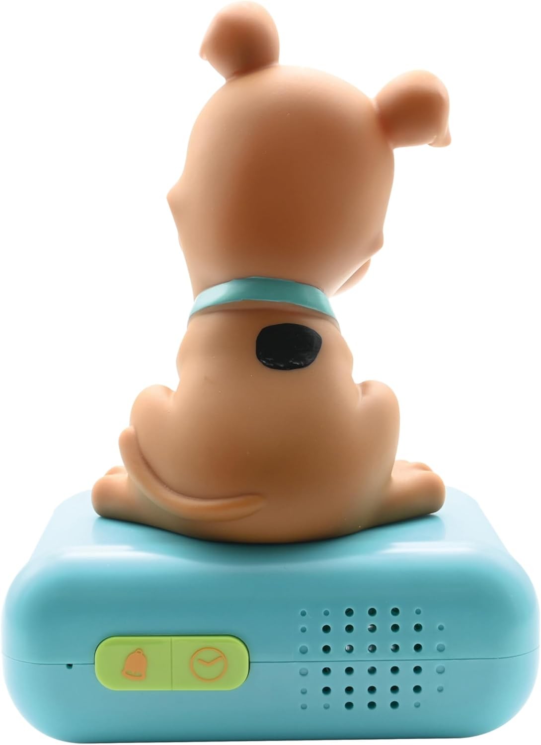 Kids Dog Alarm Clock Night Light LCD Snooze Sound Effects Brown Green