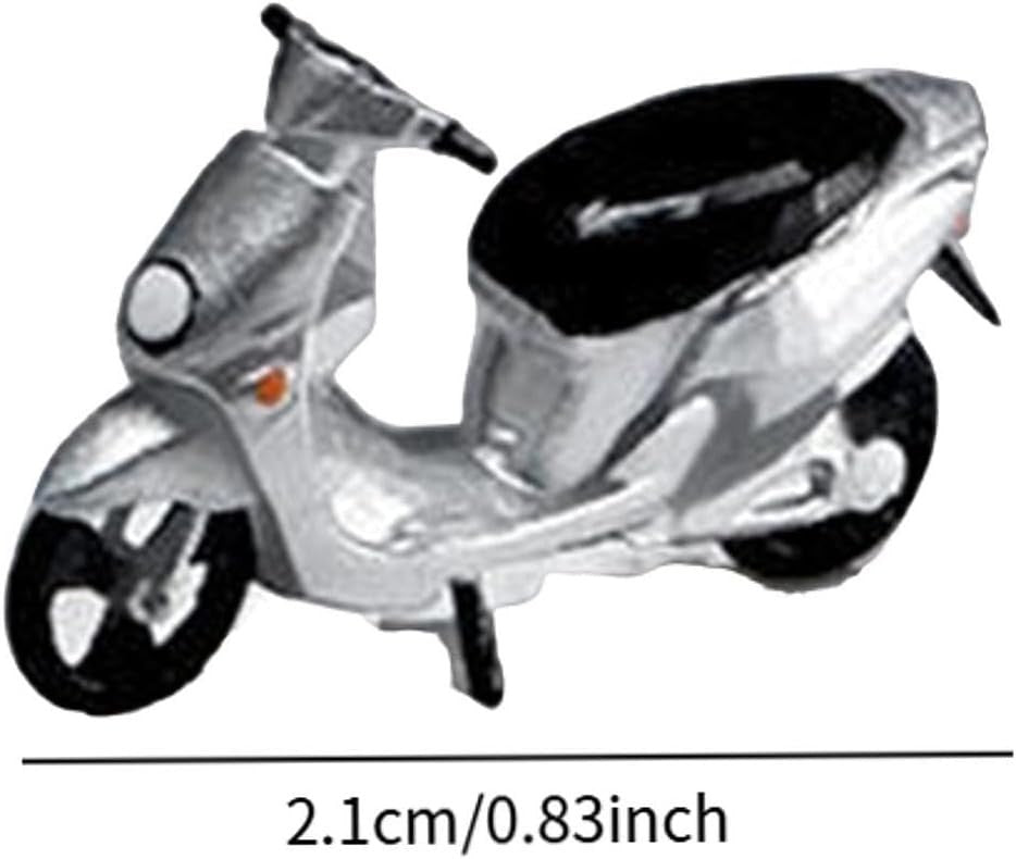 Miniature 1:64 Scale Motorcycle Model Toy – Detailed Wood Collectible Decor