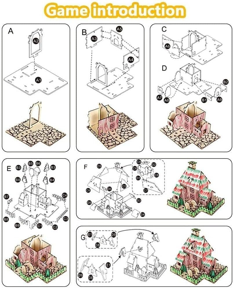 3D Wooden Robot Puzzle Kit - 159PCS DIY Model Toy for Adults & Kids