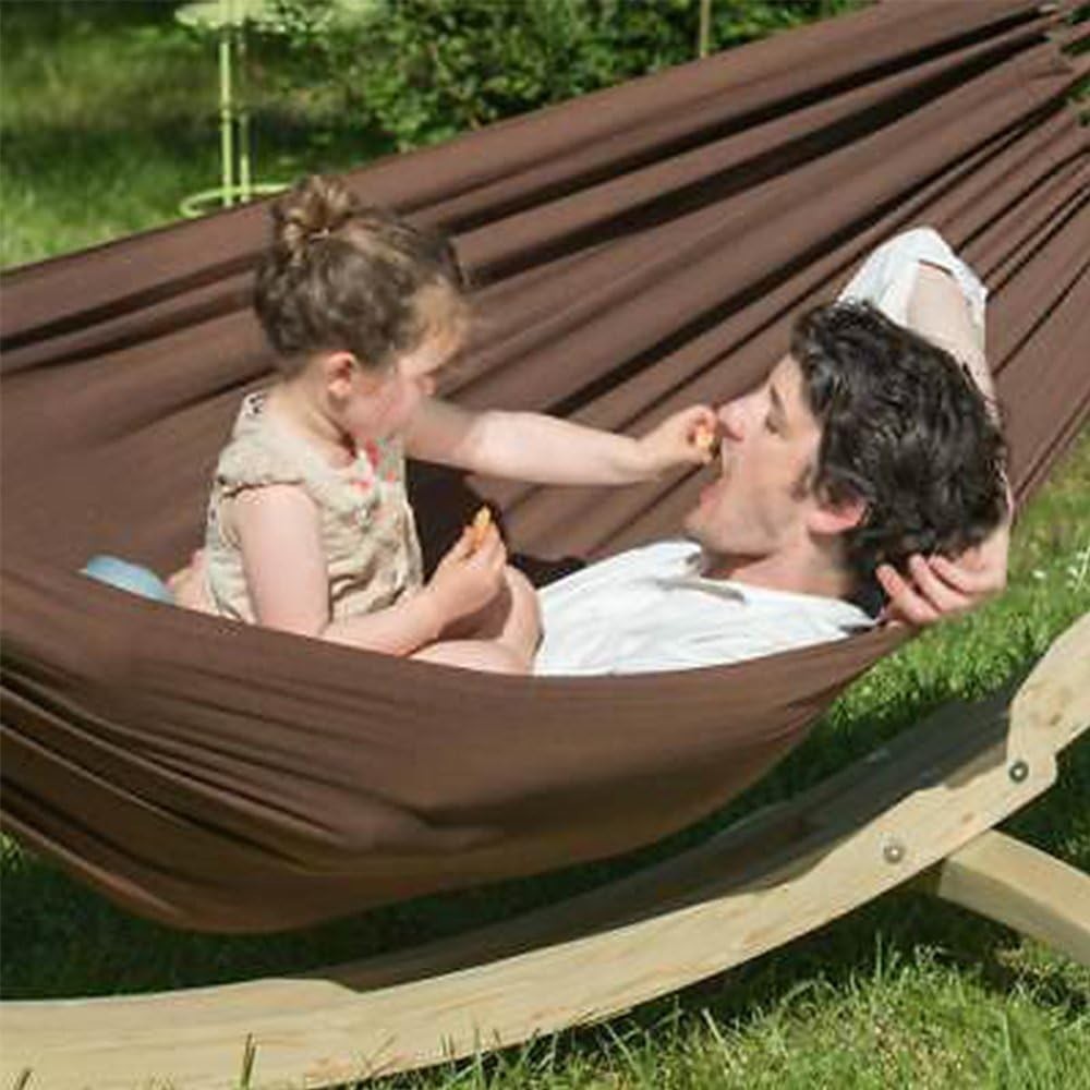 Portable Outdoor Camping Hammock with Tree Straps & Travel Bag, 200kg Load