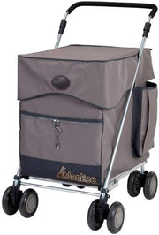 Folding Shopping & Leisure Trolley – Durable 4-Wheel Cart, Adjustable Handle