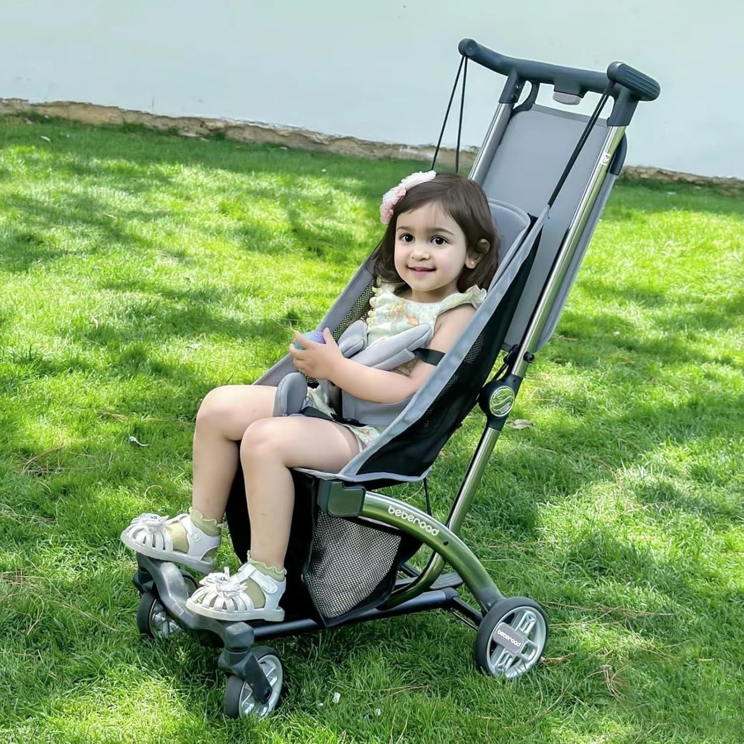 Auto Fold Travel Stroller Ultra Compact Cabin Approved Pushchair 22kg
