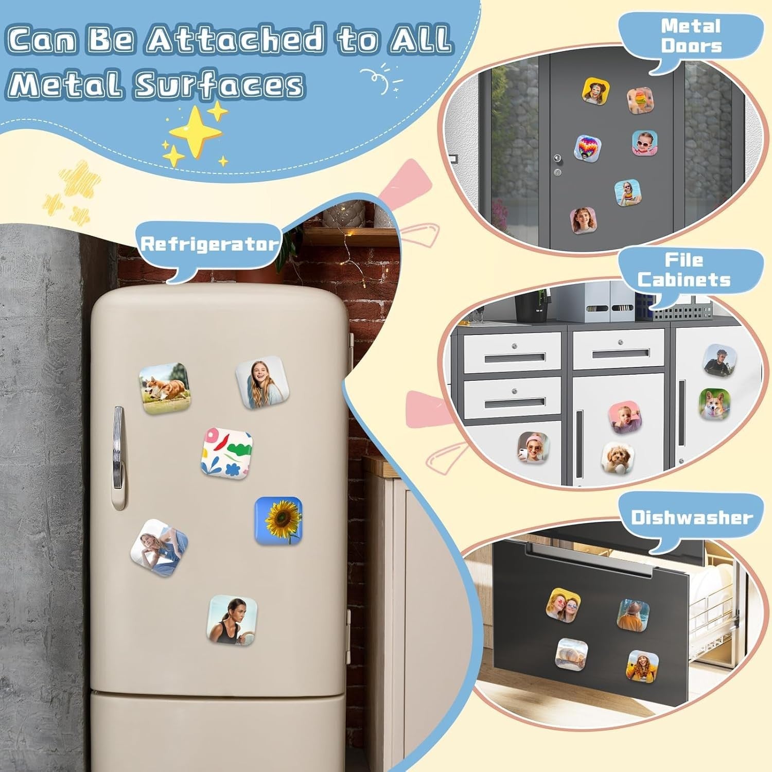 Photo Magnet Making Machine 50mm Button Press DIY Fridge Magnet Kit