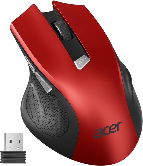 Silent Wireless Ergonomic Mouse 2.4GHz Adjustable DPI 6 Button Office Use