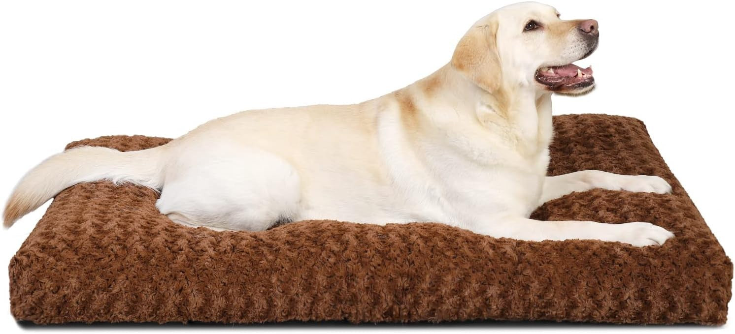 XL Calming Dog Bed Washable Crate Mattress 105x70x9cm