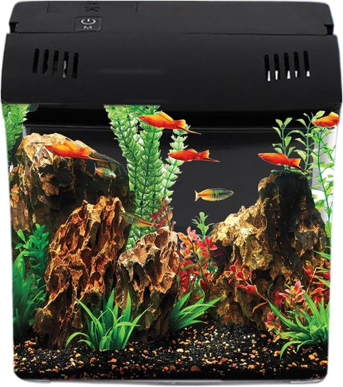Desktop Shrimp Aquarium with Filter | Small Betta Fish Tank for Home & Office