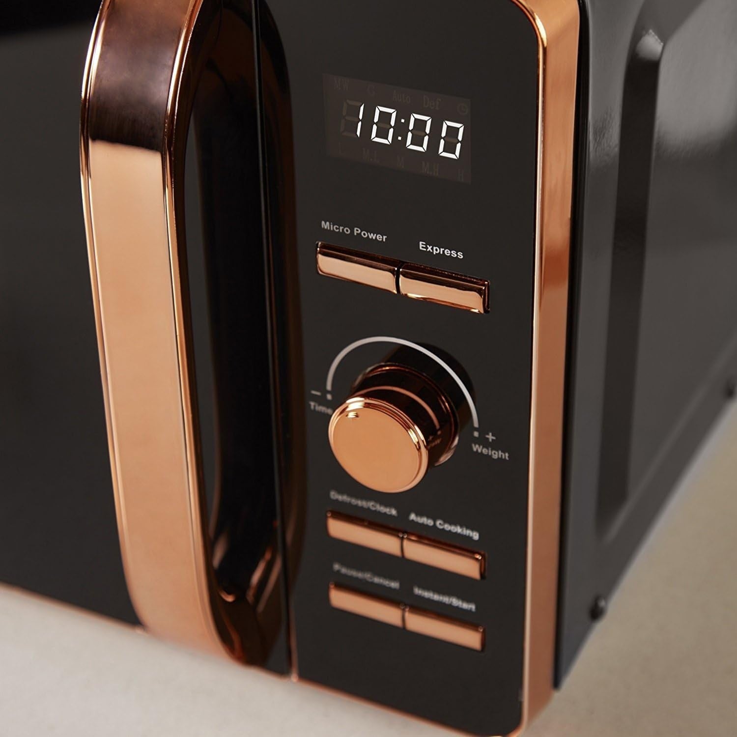 Tower T24021 Digital Microwave 20L 800W 8 Auto Cook Timer Black/Rose