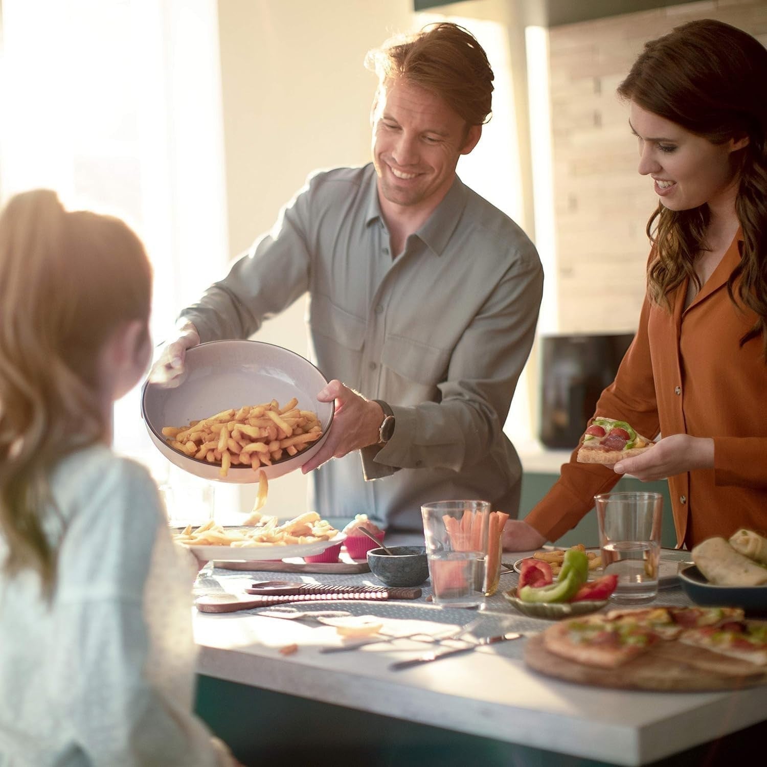 4.1L Air Fryer Digital Touch 13in1 Rapid Air 90% Less Fat Keep Warm