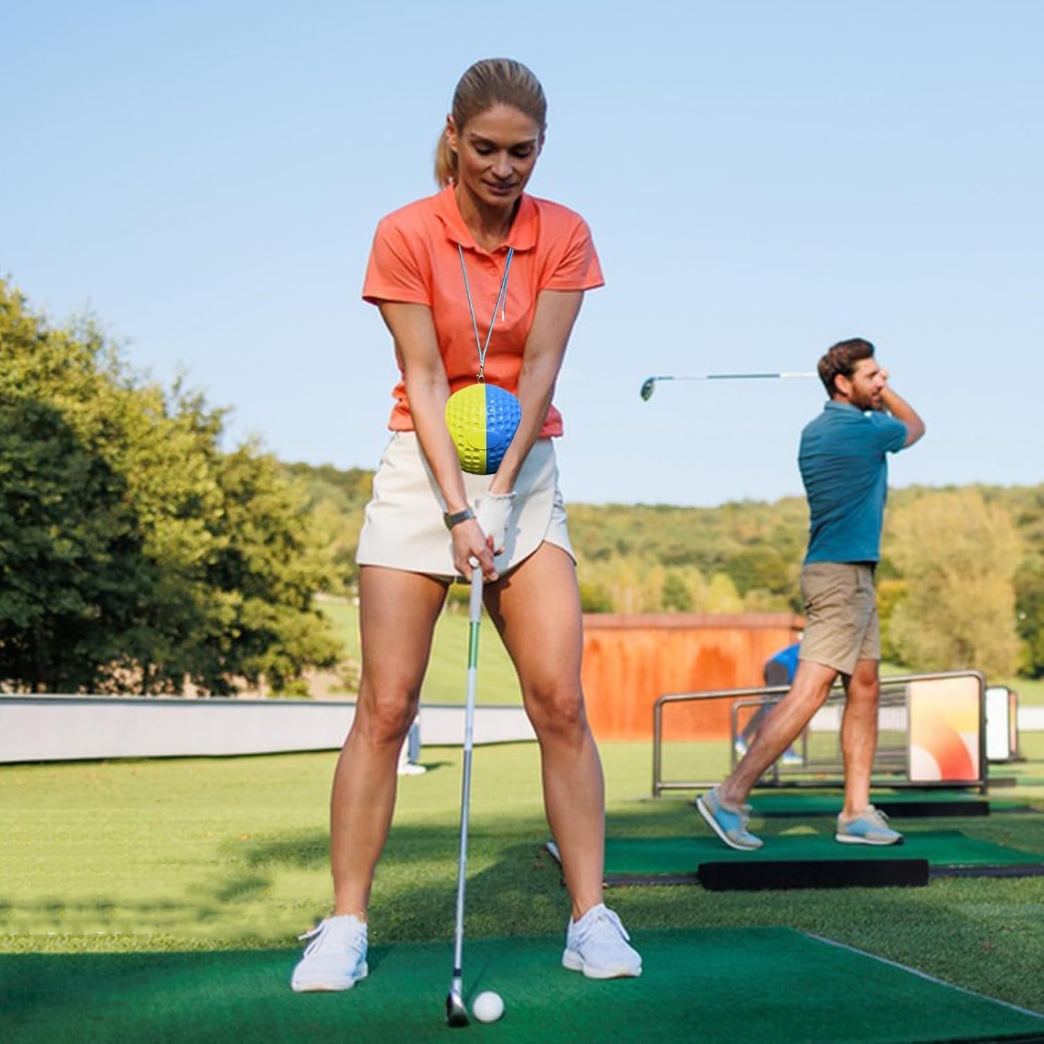 Golf Swing Trainer Posture Correction Practice Aid