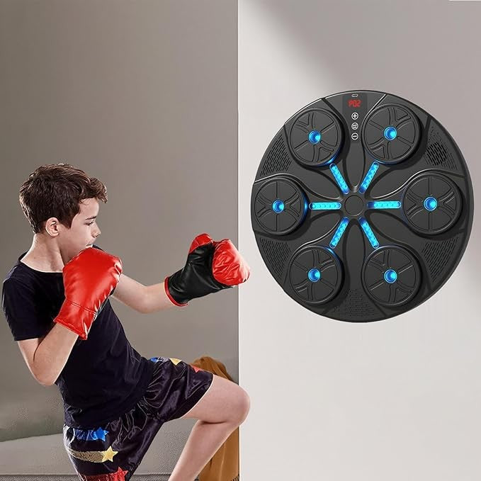 RGB Music Boxing Target Bluetooth LED Wall Mounted Interactive Home Trainer