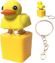 Quacking Duck Fidget Toy Keychain Clicker Stress Relief Button