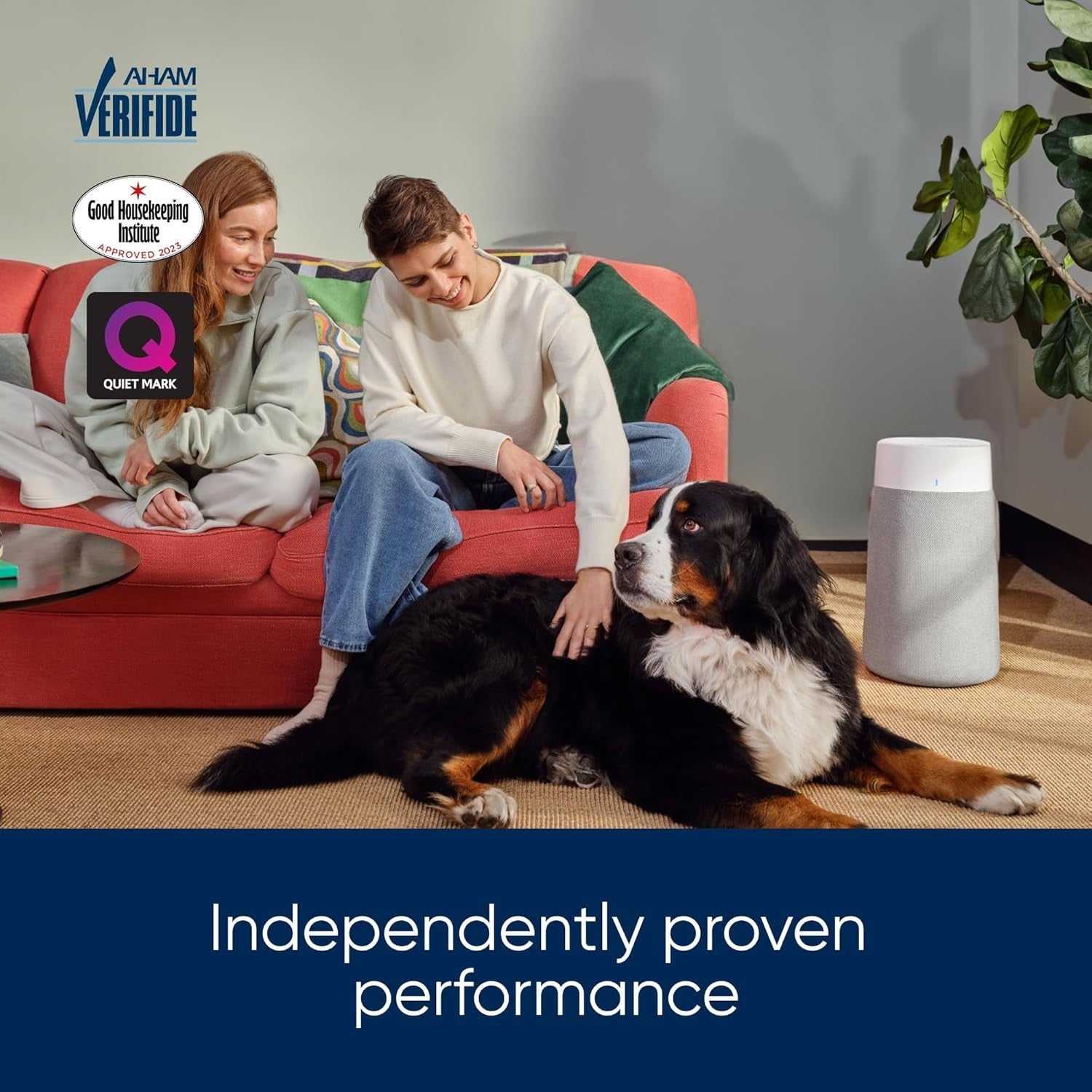 Smart HEPA Air Purifier 48m² Ultra Quiet 18dB WiFi Auto Allergy