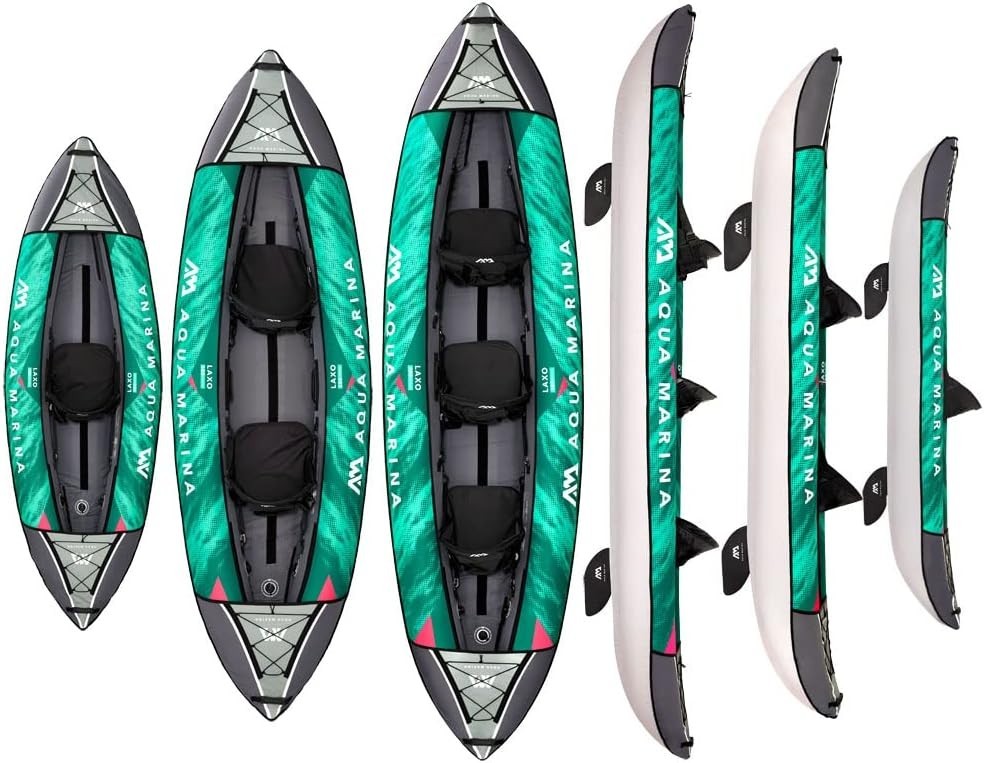 Inflatable Leisure Kayak V-Shaped Touring Canoe UV Protected