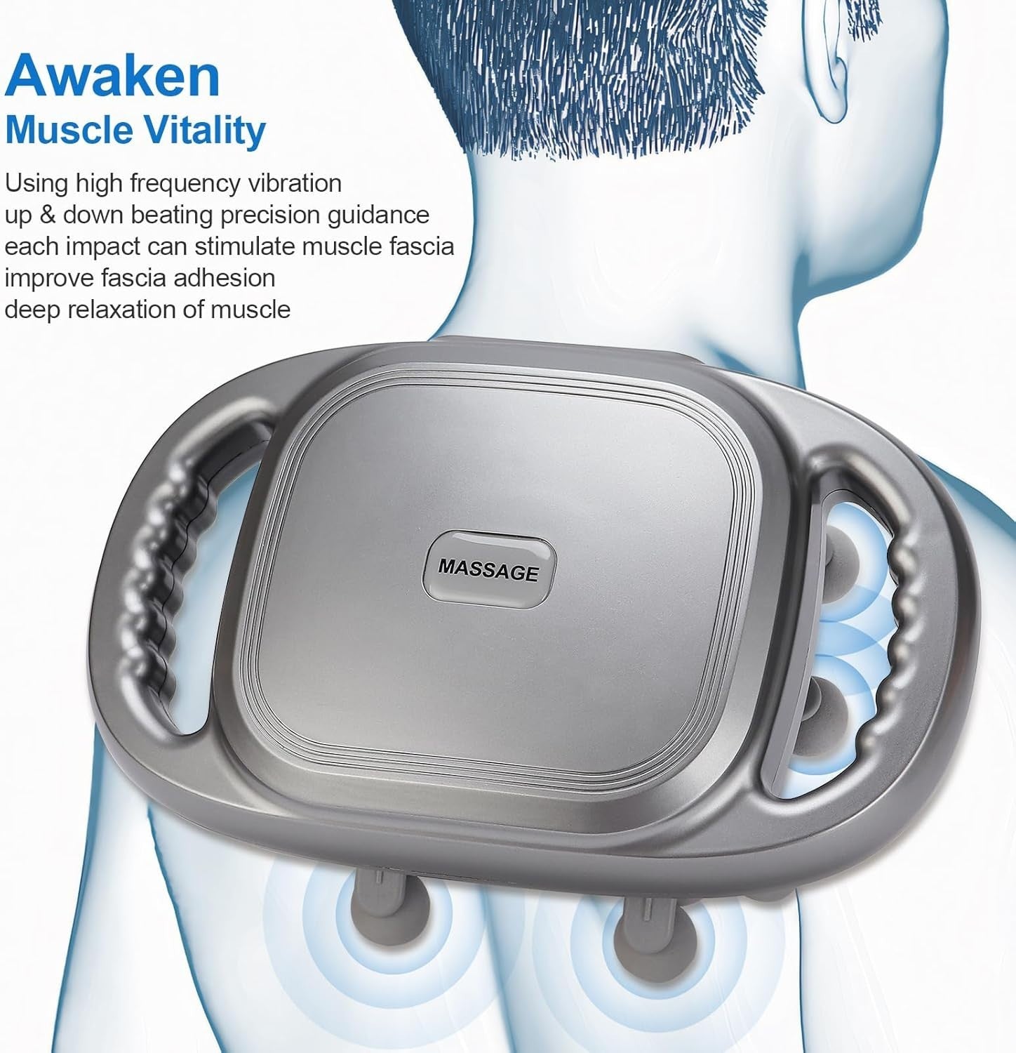 22 Head Deep Tissue Massage Gun Multi Node Full Body Muscle Relief Therapy