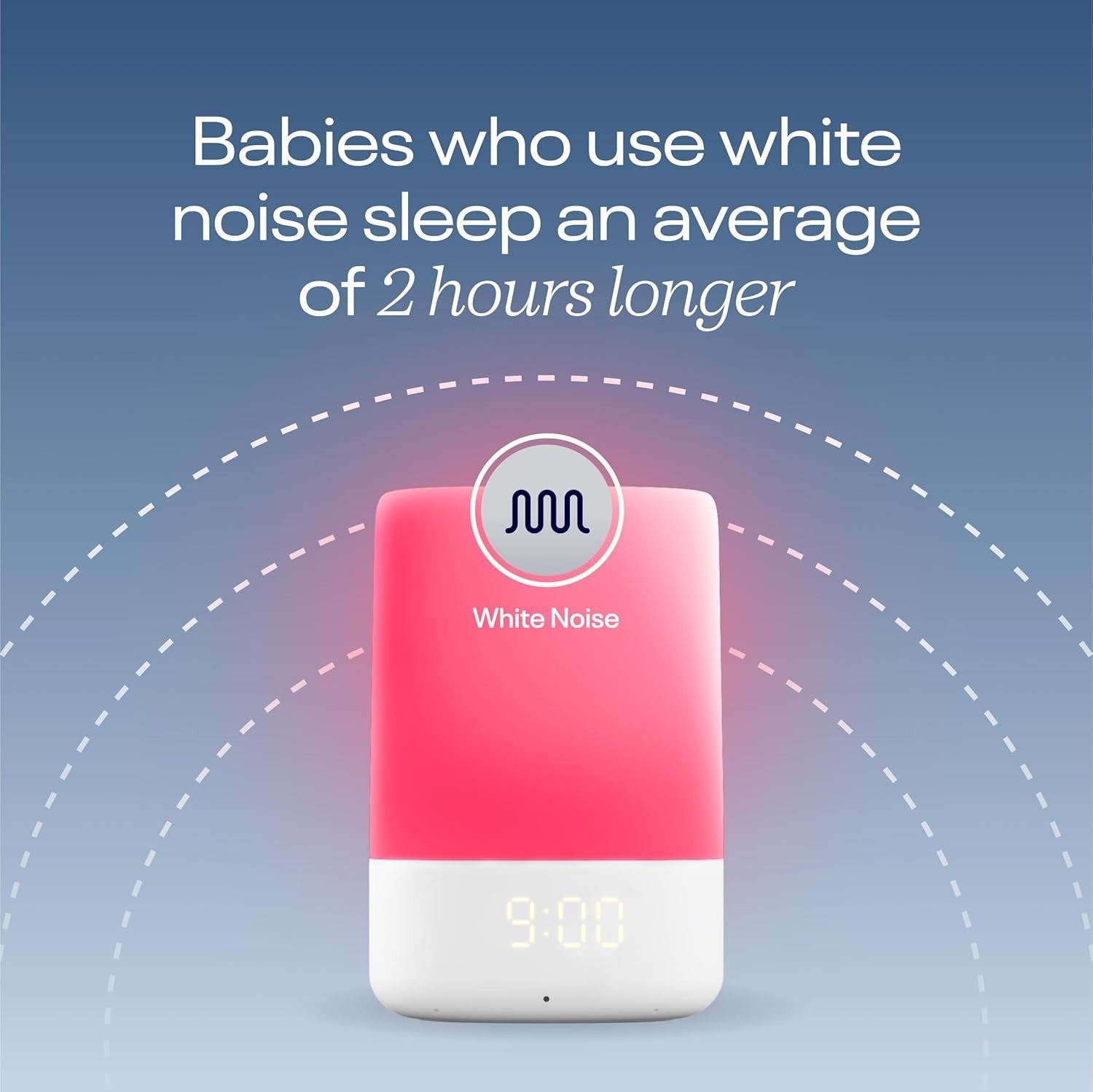 Smart Baby Night Light & Sound Machine with Cry Alert & Temp Sensor