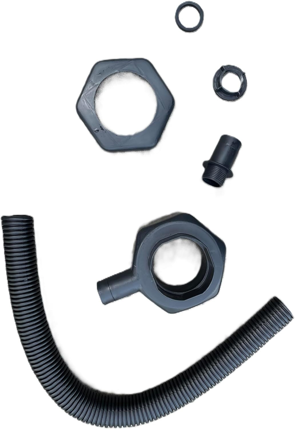 210L Black Slimline Garden Water Butt with Tap, Stand & Filler Kit