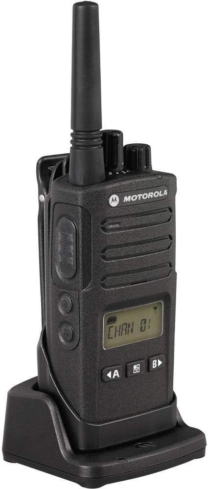 Rugged Business Walkie Talkie Long Range Radio w Charger Black