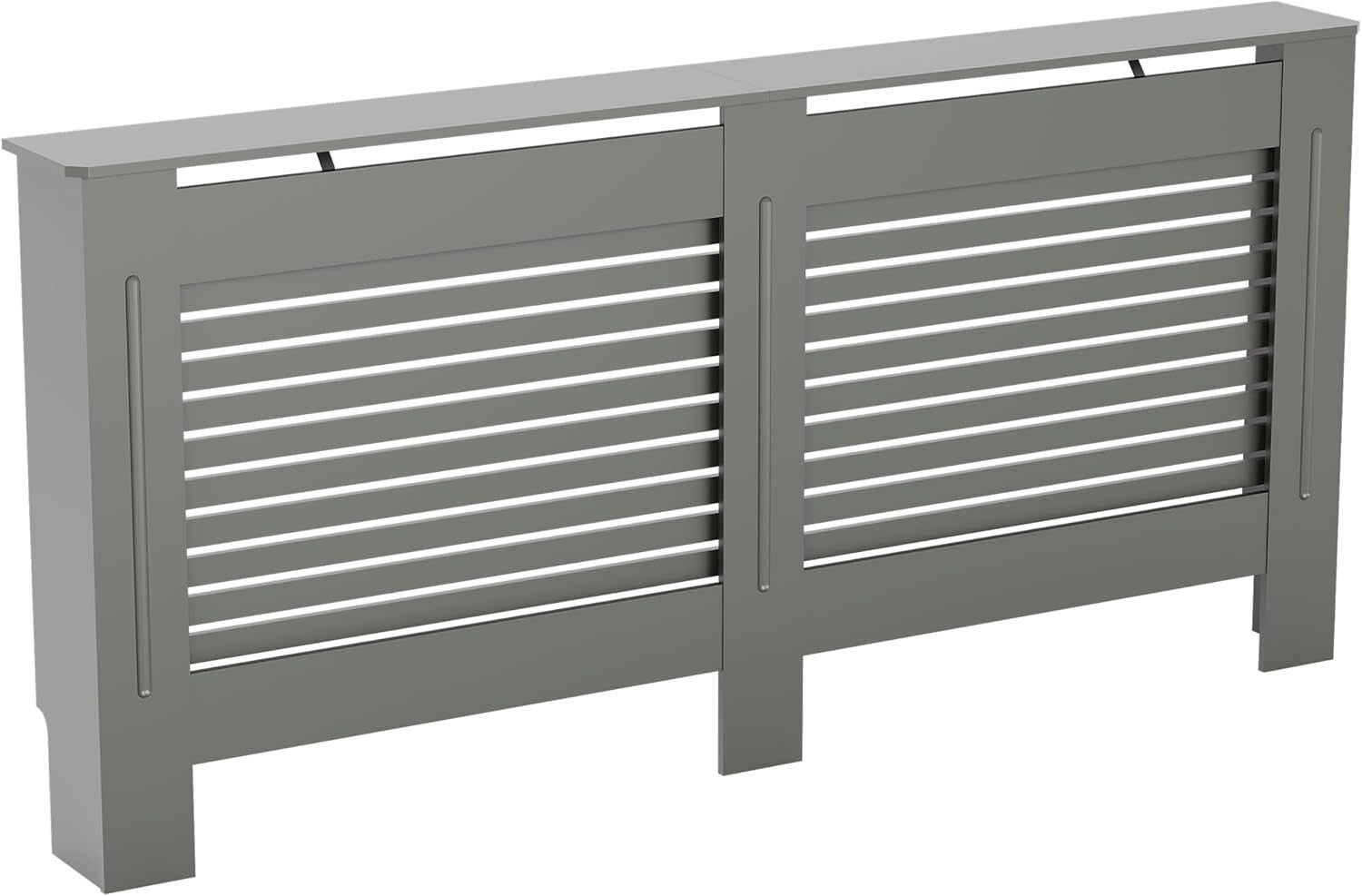 Extra Large Olive Grey Radiator Cover MDF Cabinet 172x82x19cm