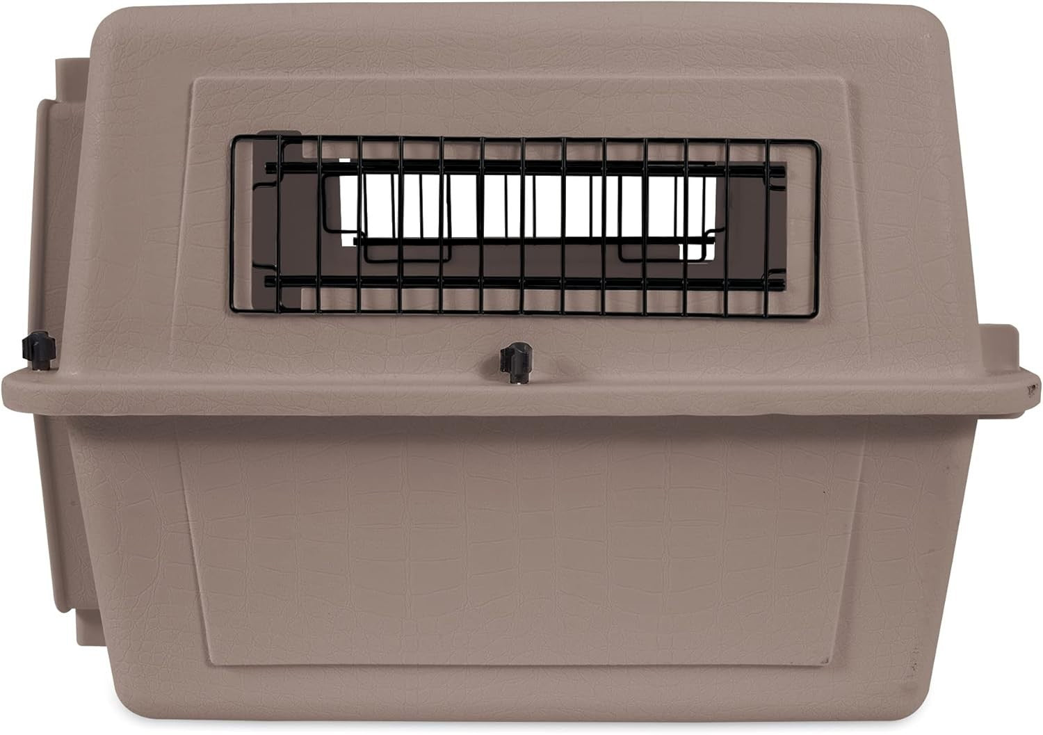Small Dog Travel Kennel 19” Heavy Duty Plastic, Airline-Approved, Ventilated