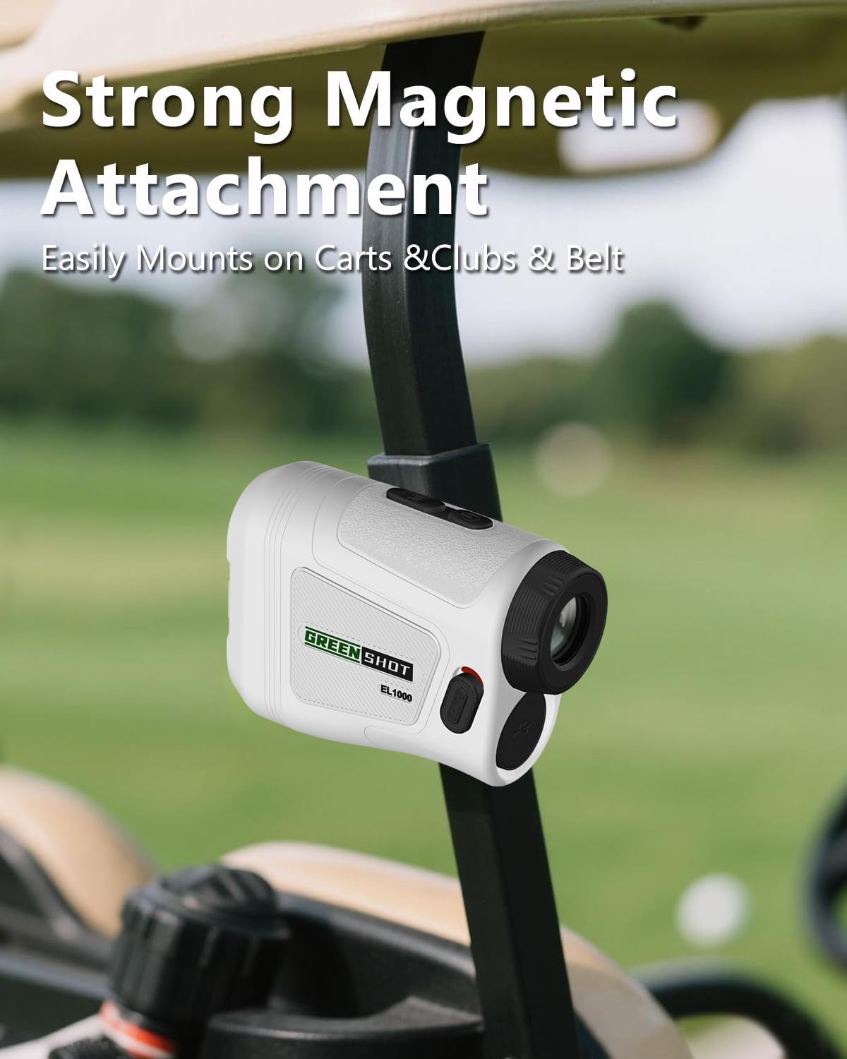 Golf Laser Rangefinder 1200 Yards Slope Flag Lock 6X Rechargeable