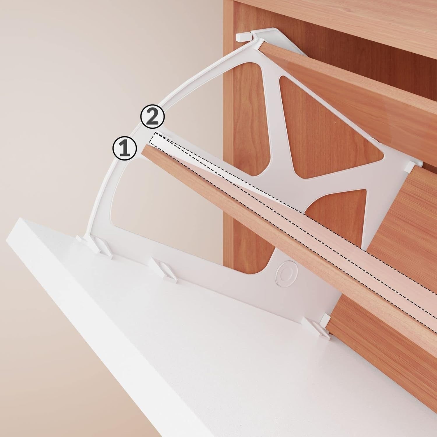 Modern 3 Door Shoe Storage Cabinet – Space Saving Hallway Cupboard 115x60x24cm