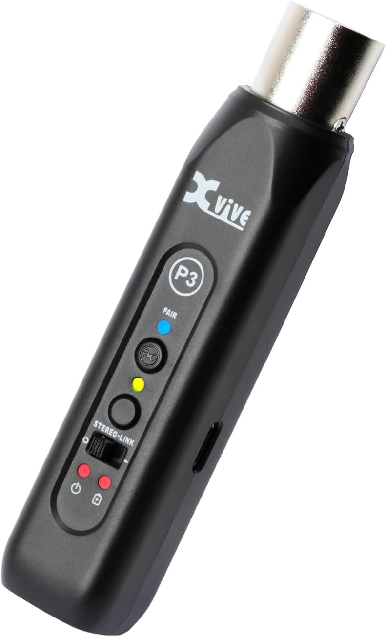 Bluetooth XLR Audio Receiver for Mixer Active PA Speaker