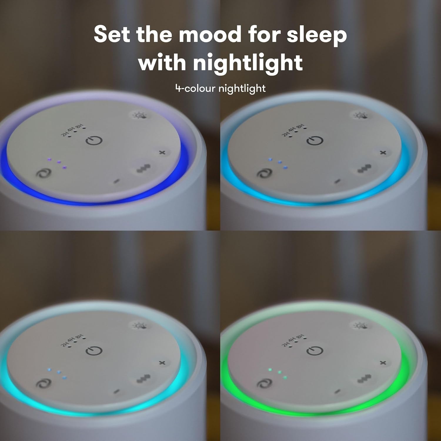 3 in 1 Baby Sound Machine Air Purifier Night Light HEPA Sleep