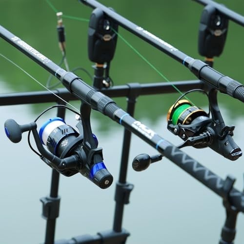 3-Section Carbon Carp Rod & Reel Combo with Line & Hooks | Travel Set
