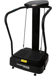 All Black Pro Vibration Plate Exercise Machine Heavy Duty Home Fitness
