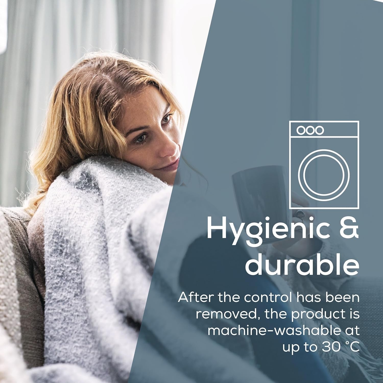 Electric Heated Throw Blanket 6 Heat Settings Auto Shut Off Soft Fleece