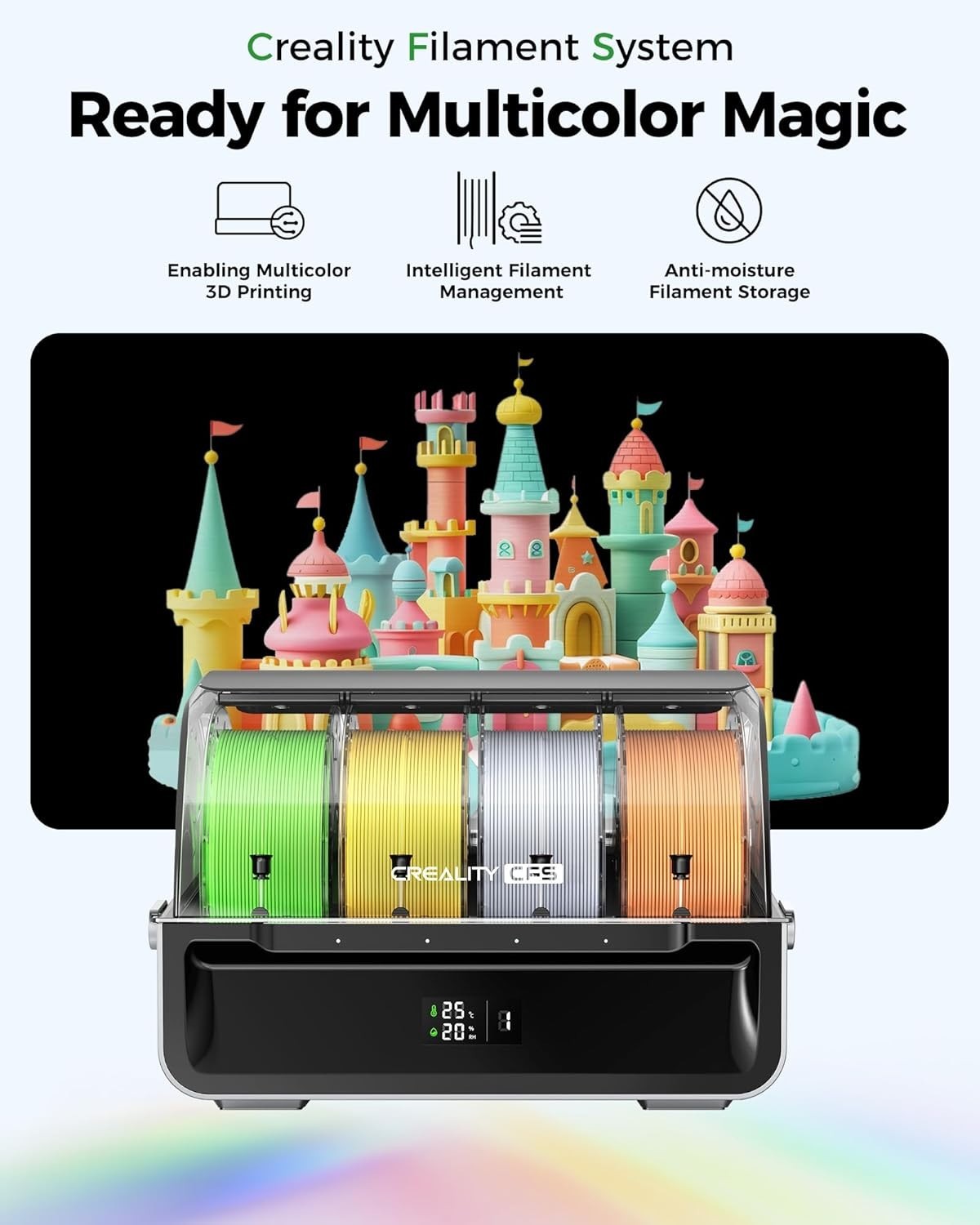 Multicolor Auto Filament System 16-Color RFID Switching Moisture-Proof