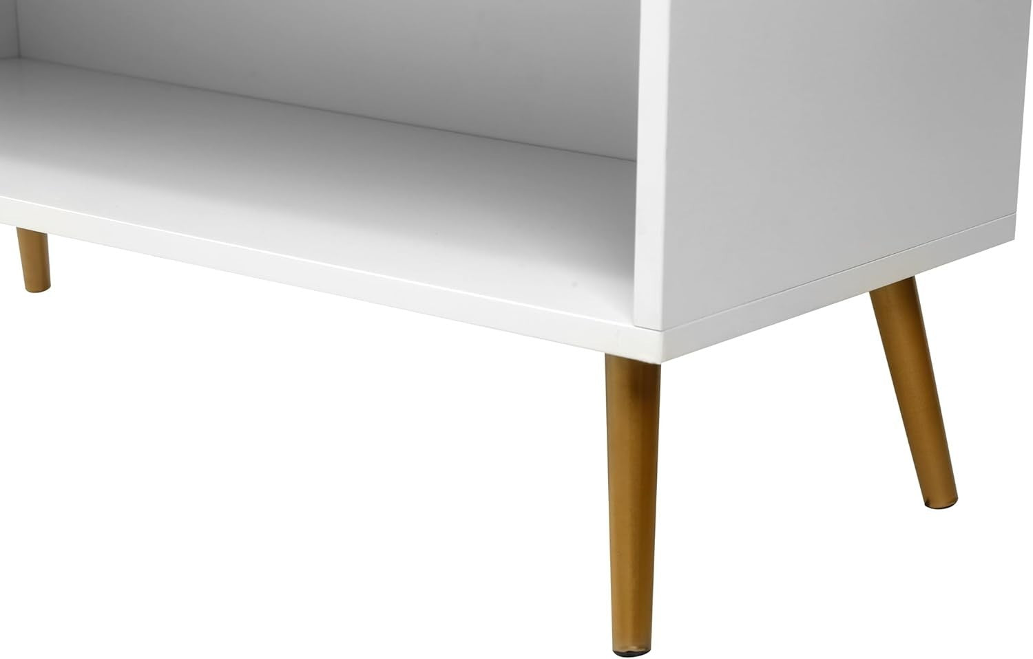 Modern White Shoe Cabinet 2 Door Cupboard w/ Adjustable Shelves 80x35x100cm