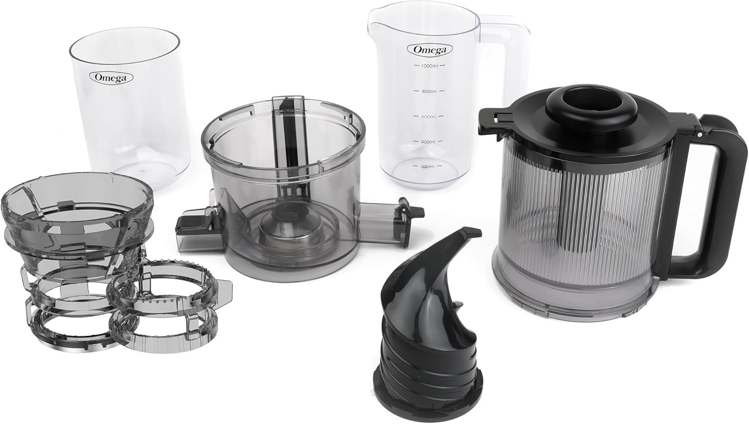 Cold Press Juicer Large Hopper Batch Juicing Quiet Motor Easy Clean