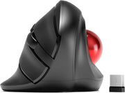 Wireless Ergonomic Vertical Trackball Mouse 3 DPI 2.4G USB PC Mac