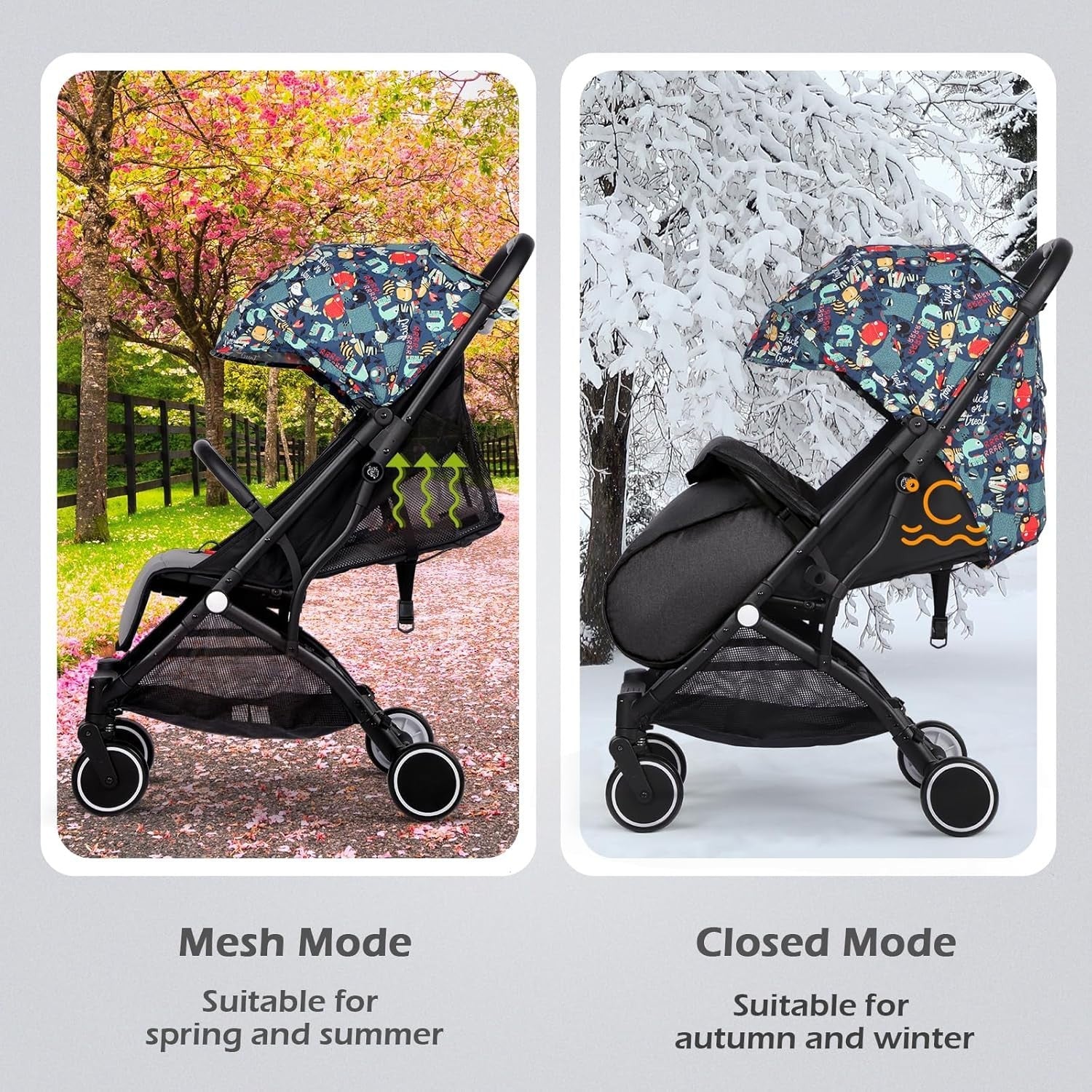 Lightweight Baby Pushchair Travel Buggy Compact Fold From Birth 15kg