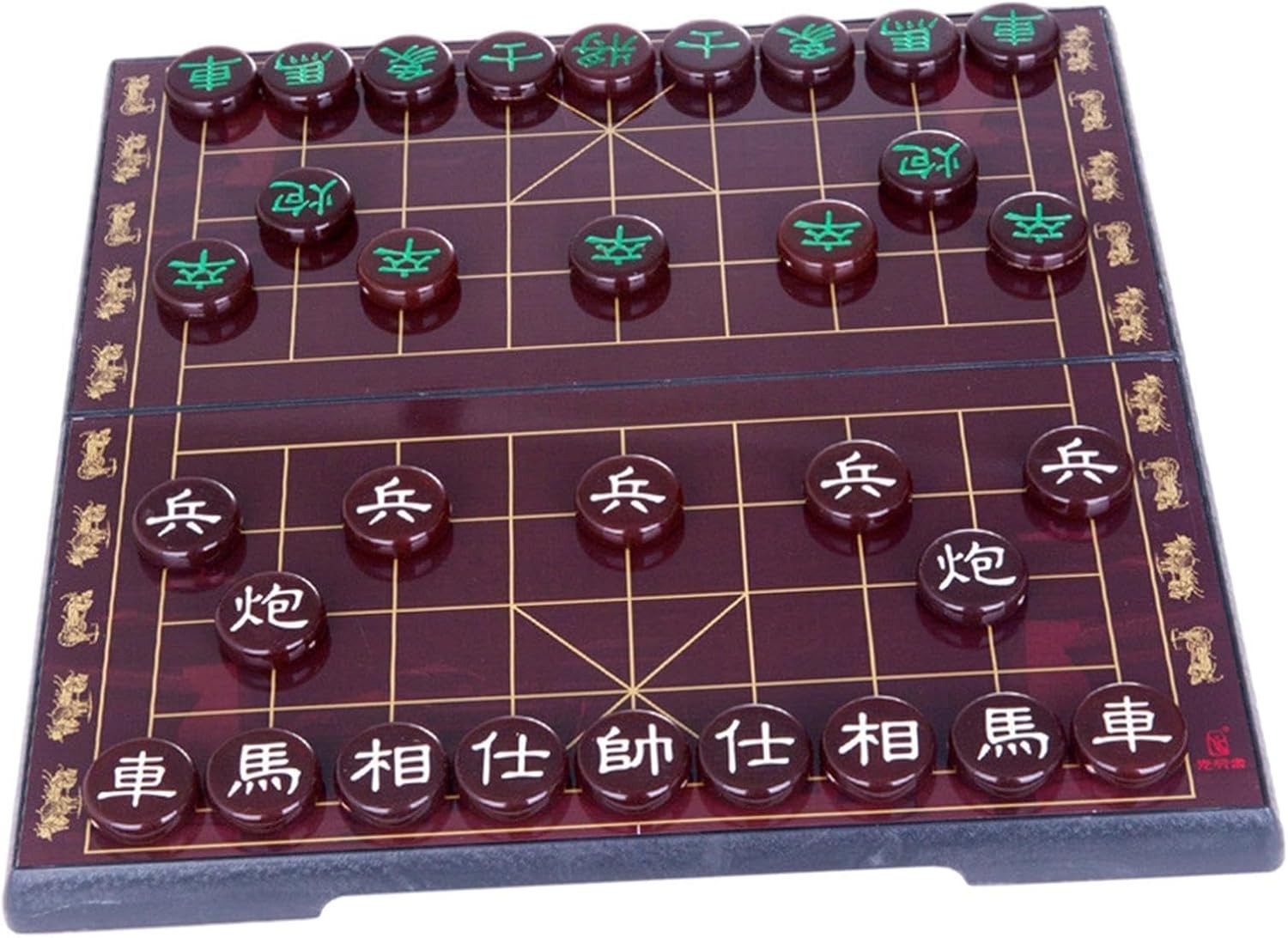 Magnetic Chinese Chess Travel Set Foldable Xiangqi Board Portable Game