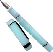 Light Blue Black Clip Acrylic Pen Smooth Writing for Office & School Use