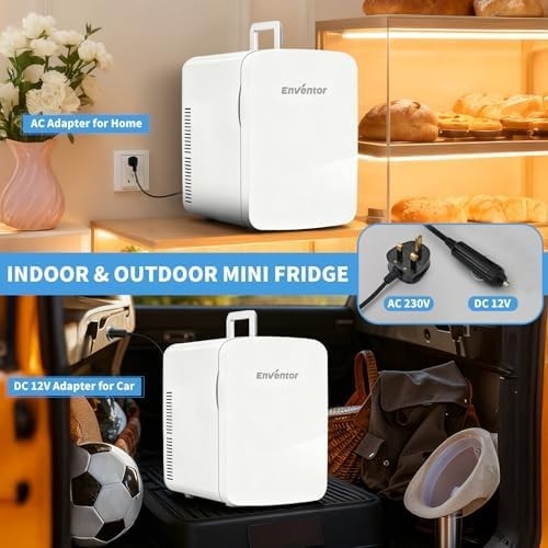 15L Mini Fridge Cooler & Warmer Portable AC/DC for Bedroom Car