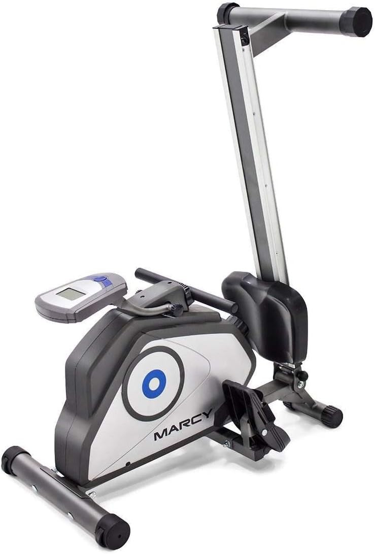Foldable Magnetic Rowing Machine 8-Level Resistance LCD Home Rower 136KG
