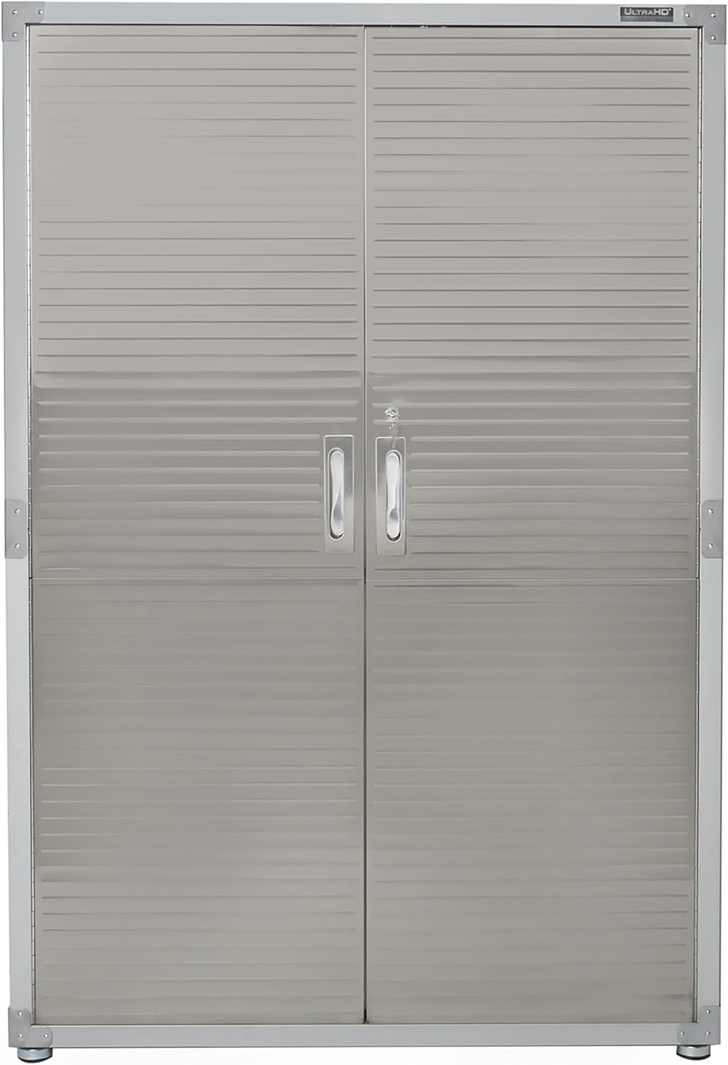 Heavy-Duty Lockable Steel Storage Cabinet with Adjustable Shelves, 183cm