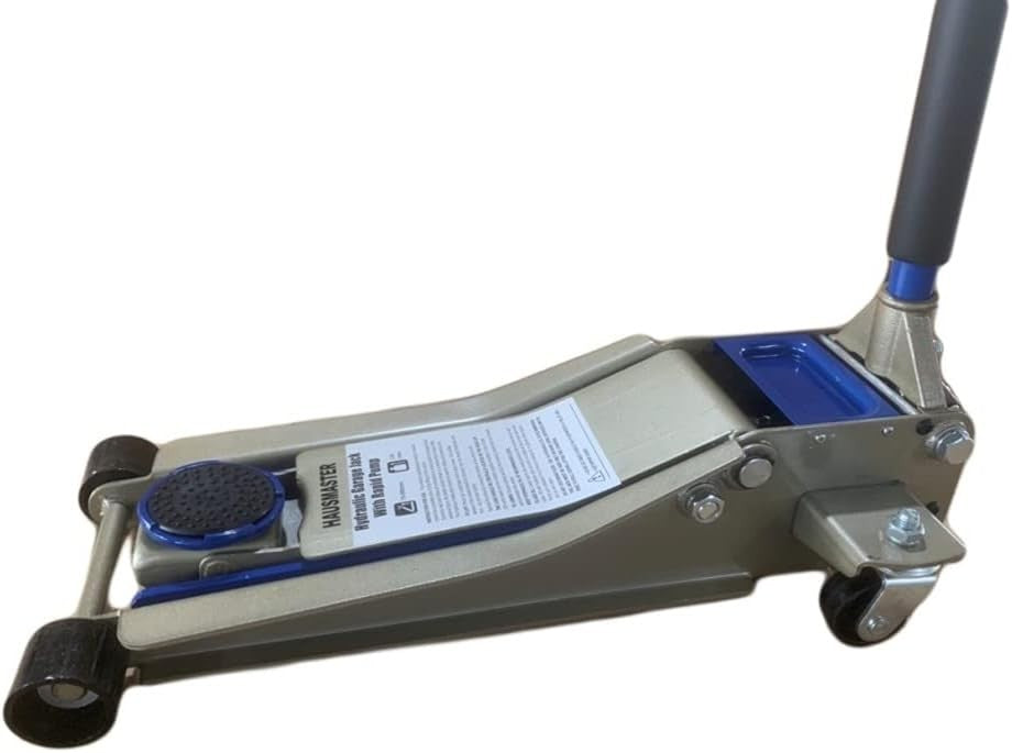 3 Ton Ultra Low Profile Floor Jack Dual Pump Quick Lift 75–500mm Heavy Duty