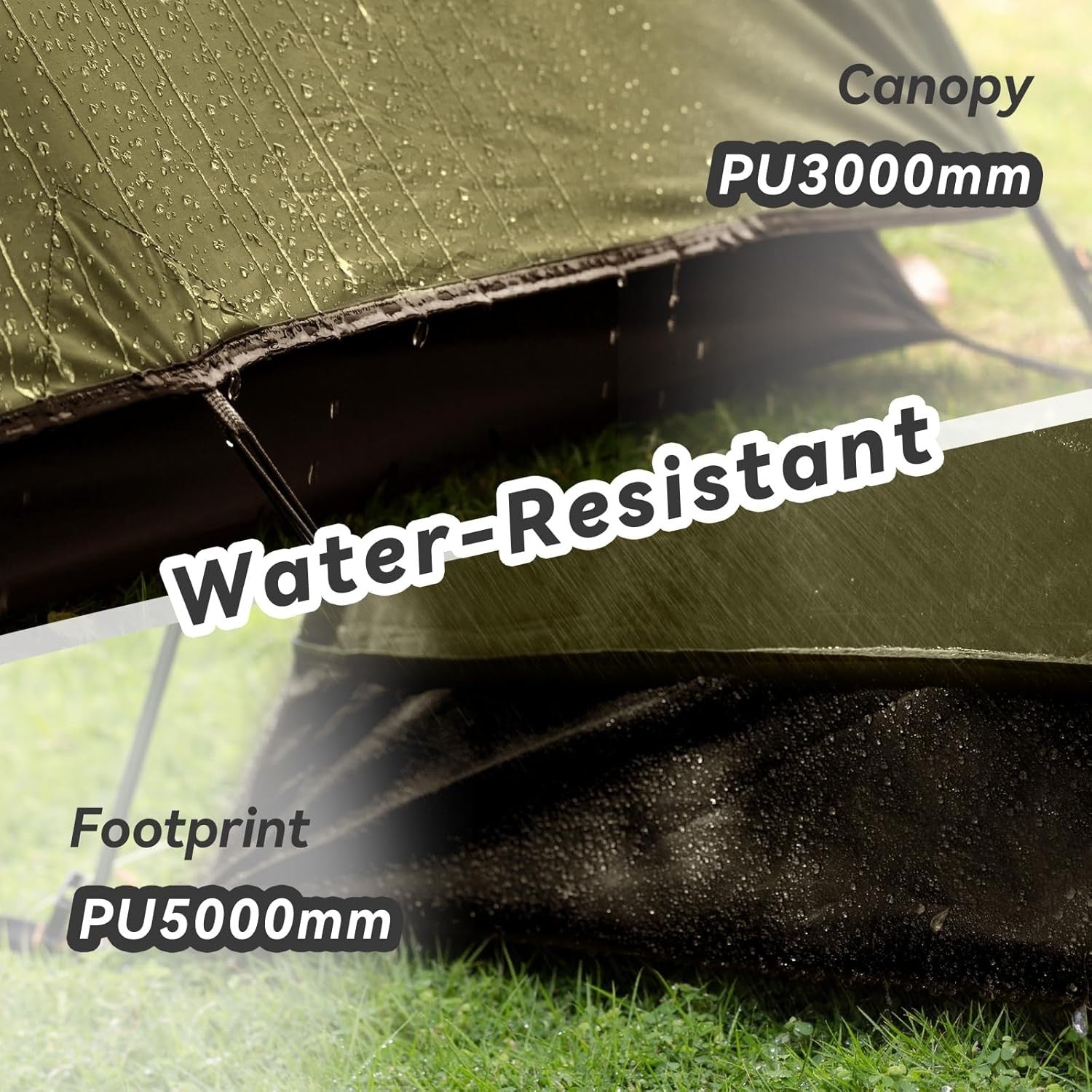 2 Man Dome Camping Tent PU3000mm Waterproof Lightweight