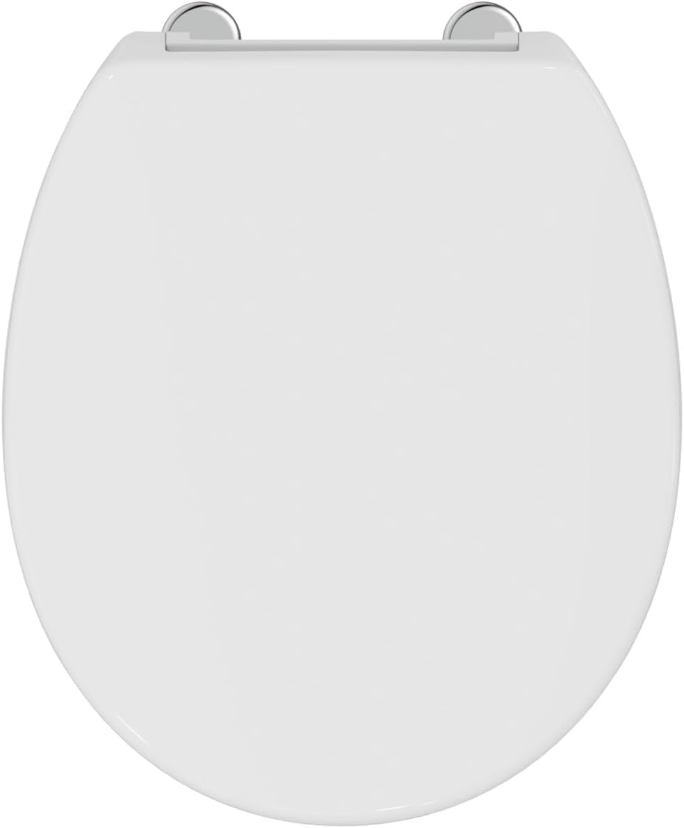 Contour 21+ Toilet Seat White Sandwich Soft Close Durable WC Lid