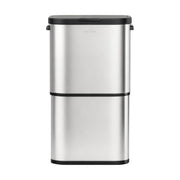 70L Kitchen Trash Bin | Stainless Steel Large Garbage Bin with Lid