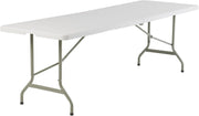 Large 8ft Folding Table Heavy Duty Indoor Outdoor White Party Catering