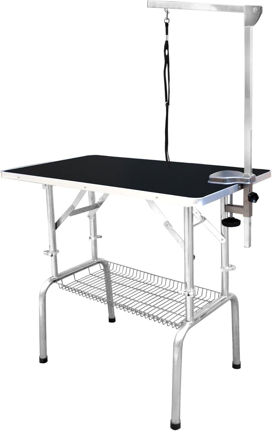 Professional Folding Dog Grooming Table Height Adjustable Stainless Steel Large
