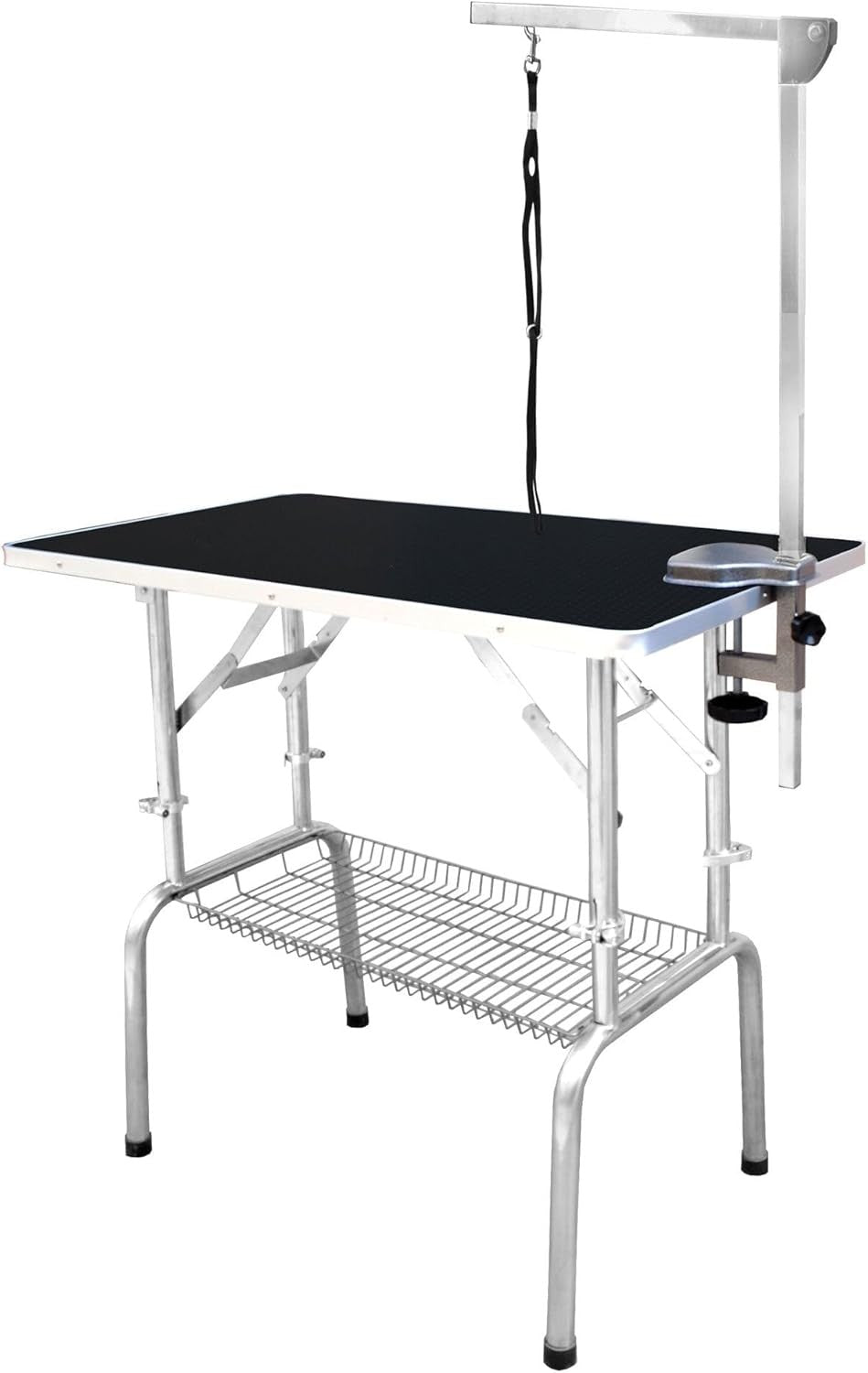 Professional Folding Dog Grooming Table Height Adjustable Stainless Steel Large