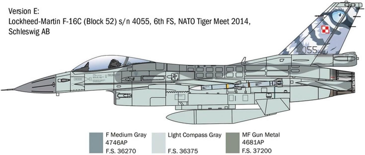 1:48 Scale F-16C Fighting Falcon Military Jet Model Kit Detailed DIY Build