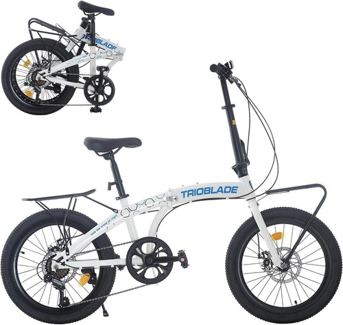 Lightweight 20” Folding Bike with 7-Speed Shimano & Disc Brakes
